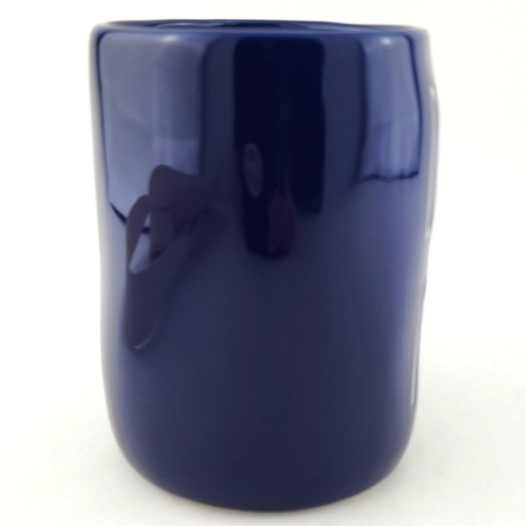 ⭐️2/ $50⭐ Rae Dunn Artisan Coffee Tea Mug Glossy Blue Large Letters DAD'S MUG - Picture 3 of 10